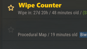 Wipe Counter