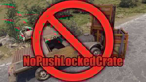No Push Locked Crate
