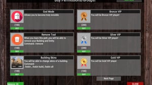Permission/Group Shop