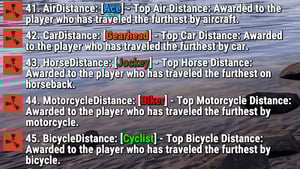 Travel Tag Expansion (Player Stat Tags)
