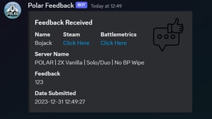 Discord Feedback