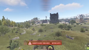 Mini Copter Sam Site Warning
