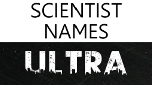 Scientist Names