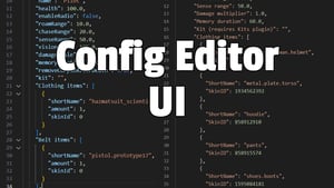 Config Editor UI