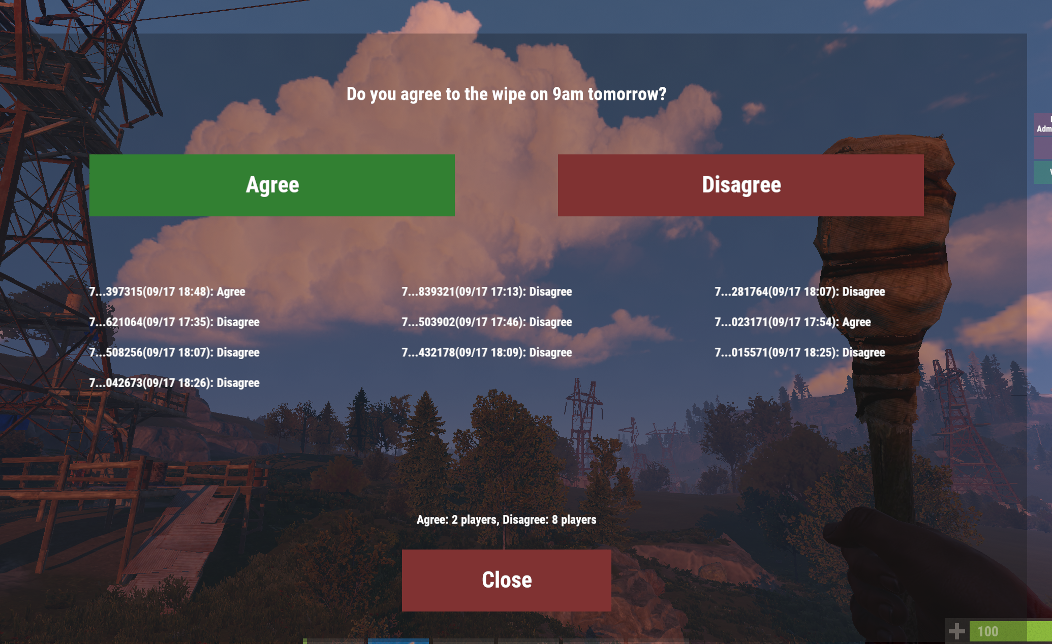 Vote For Wipe