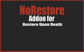 No Restore
