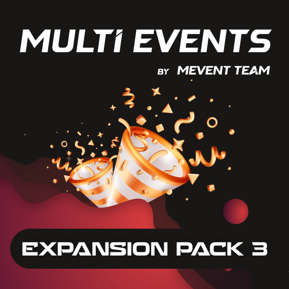 Multi Events (pack 3) - Plugin Sold Separately. Bundle Available.