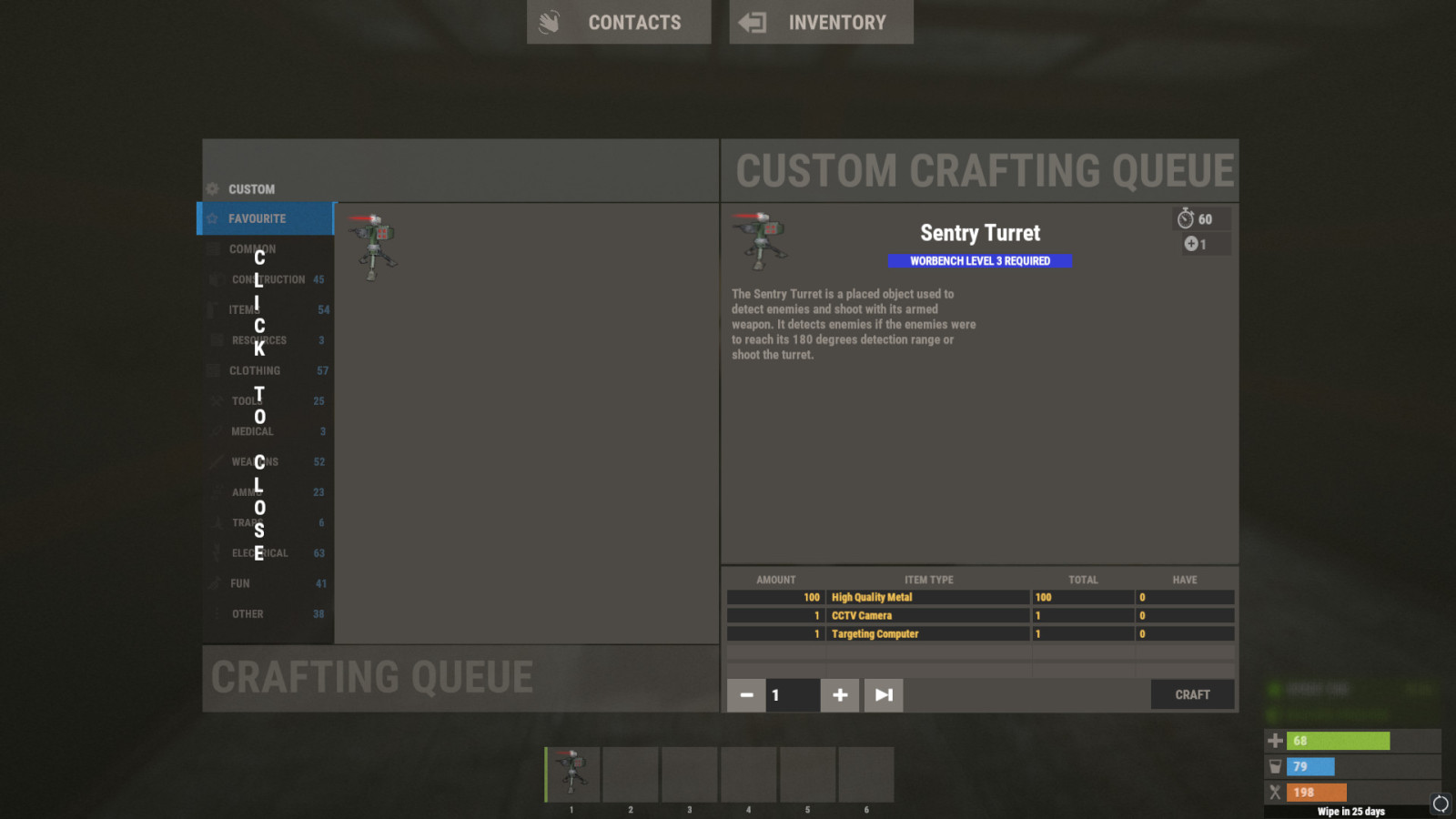 Custom Item UI Crafter