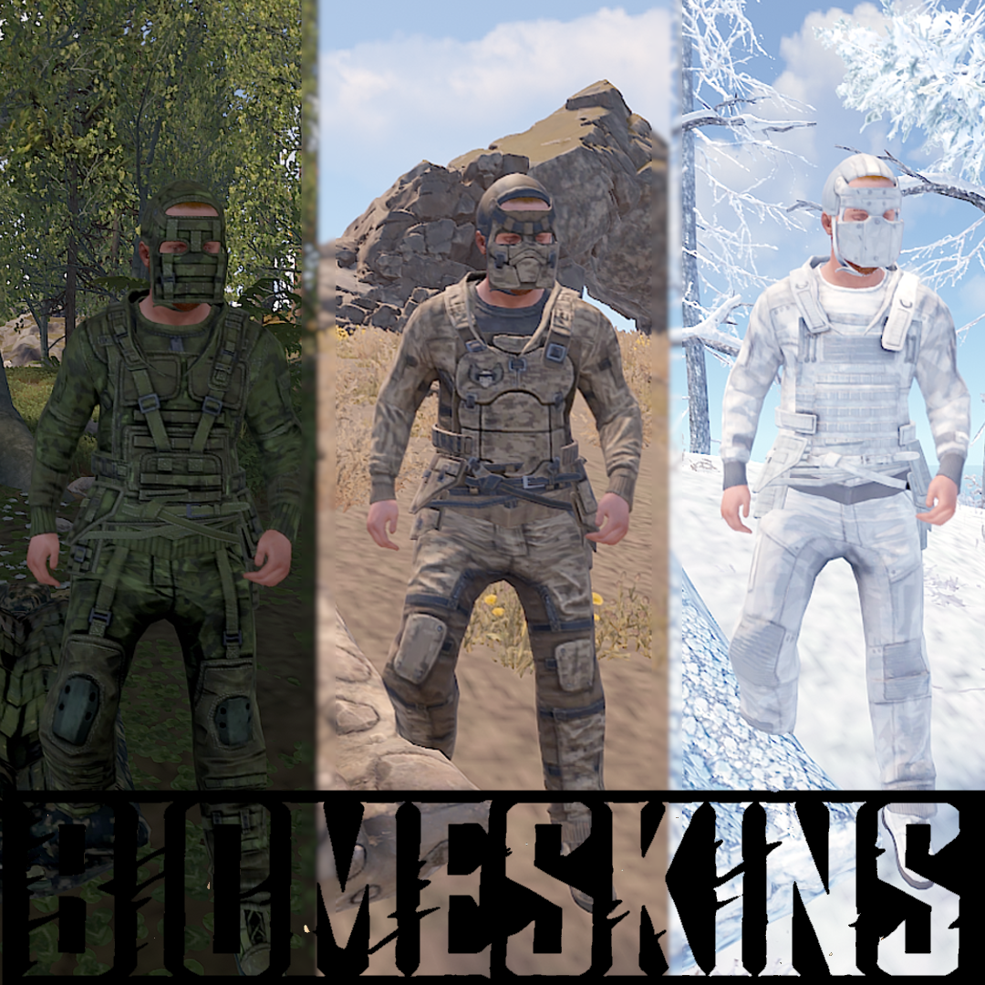 Biome Skins | Camouflage At Its Finest!