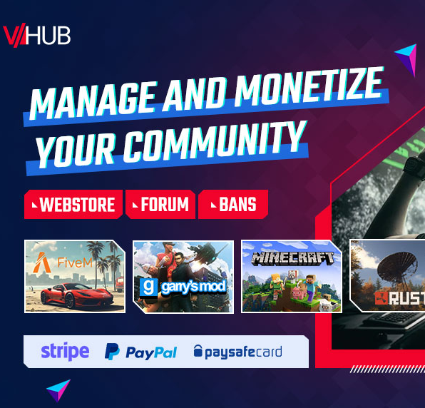 Vy Hub – Community Management And Shop System [umod / Oxide & Carbon]